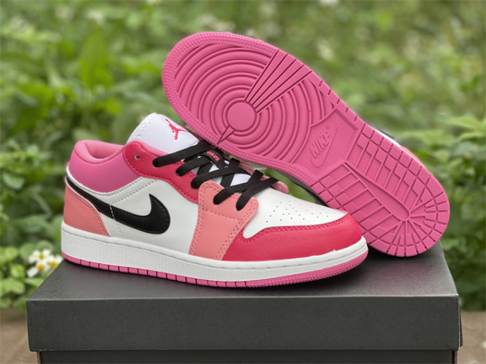 Air Jordan 1 Low GS 'White Pinksicle'