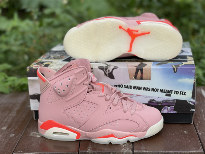 Aleali May x Air Jordan 6 Retro 'Millennial Pink'