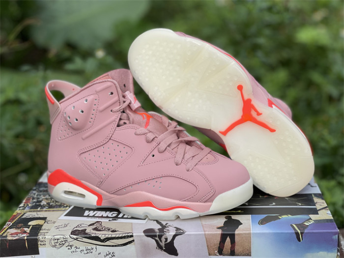 Aleali May x Air Jordan 6 Retro 'Millennial Pink'