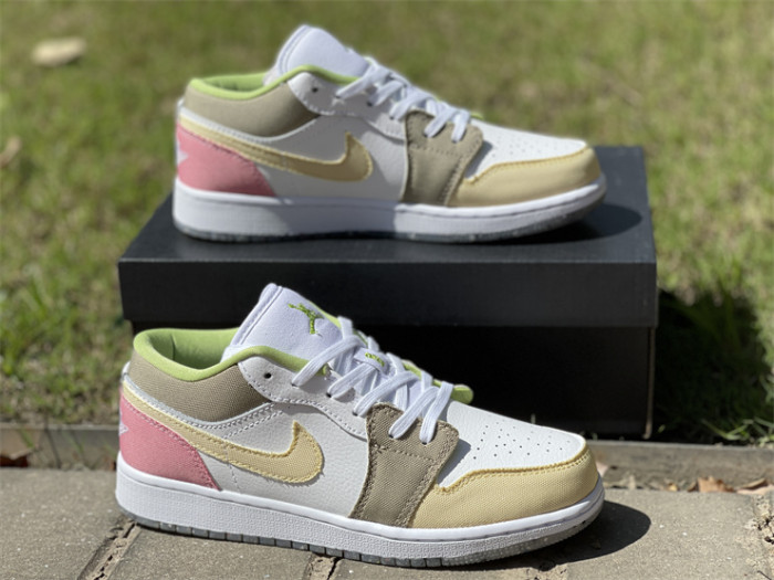 Air Jordan 1 Low SE 'Pastel Grind' GS