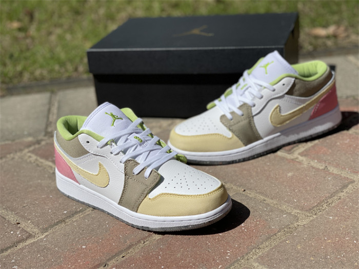 Air Jordan 1 Low SE 'Pastel Grind' GS