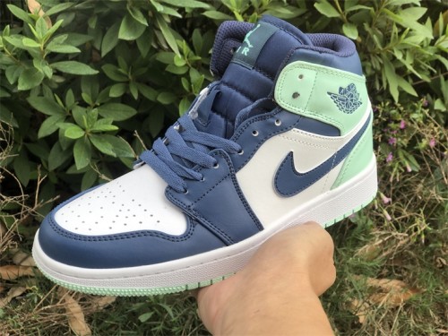 Air Jordan 1 Mid 'Blue Mint' GS