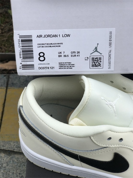 WOMEN Air Jordan 1 Low 'Coconut Milk'