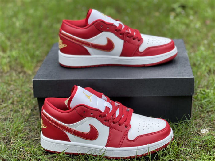 Air Jordan 1 Low 'Cardinal Red' GS