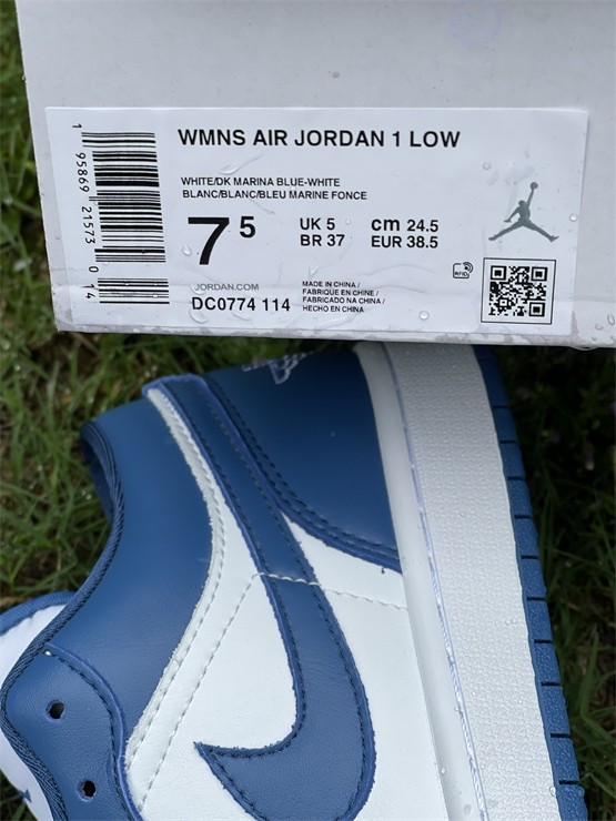 WOMEN Air Jordan 1 Low 'Marina Blue'