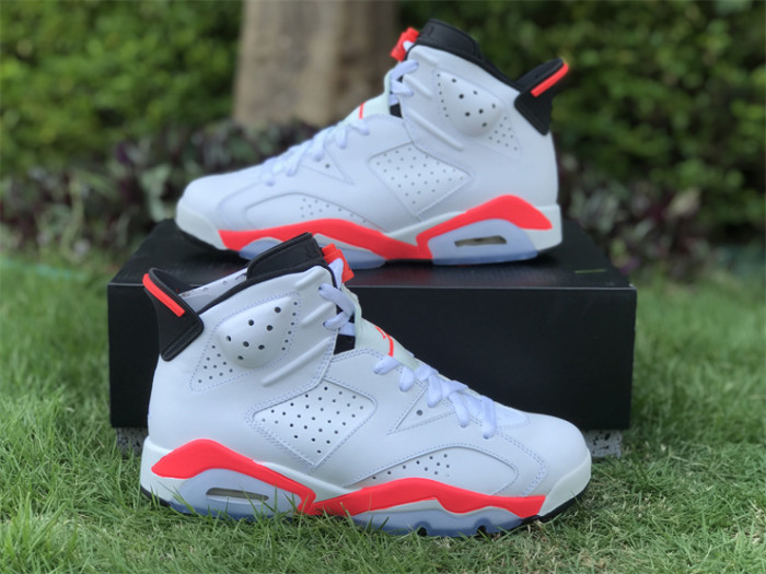 Jordan 6 Retro Infrared White