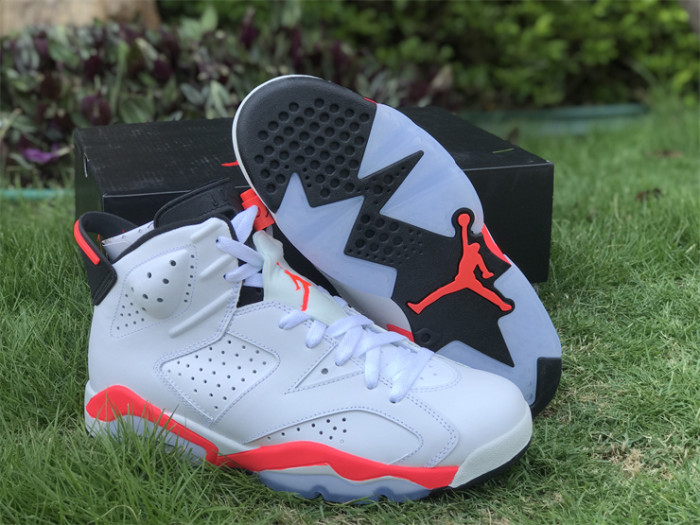 Jordan 6 Retro Infrared White