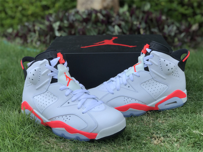 Jordan 6 Retro Infrared White