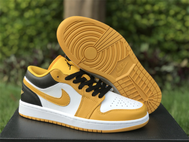 Air Jordan 1 Low GS 'University Gold White'