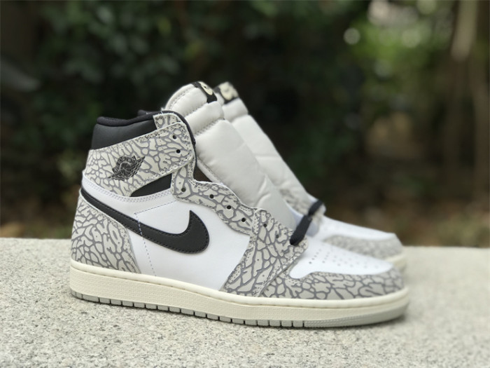 Air Jordan 1 High OG GS“White Cement”