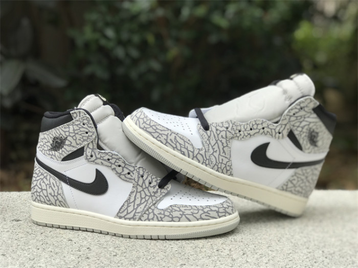 Air Jordan 1 High OG GS“White Cement”