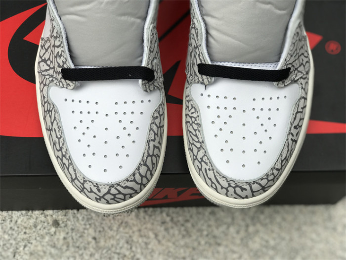 Air Jordan 1 High OG GS“White Cement”