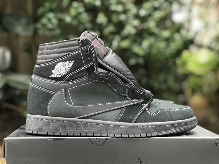 Travis Scott x Air Jordan 1 High OG Black Phantom