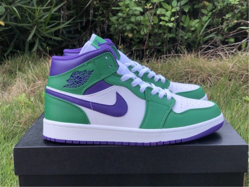 Air Jordan 1 Mid Hulk Basketball Shoes GS