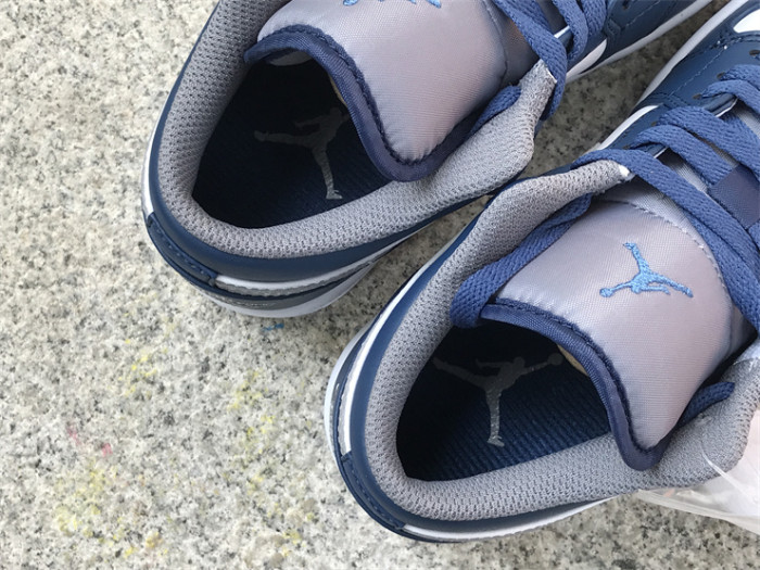 Air Jordan 1 Low 'True Blue Cement'