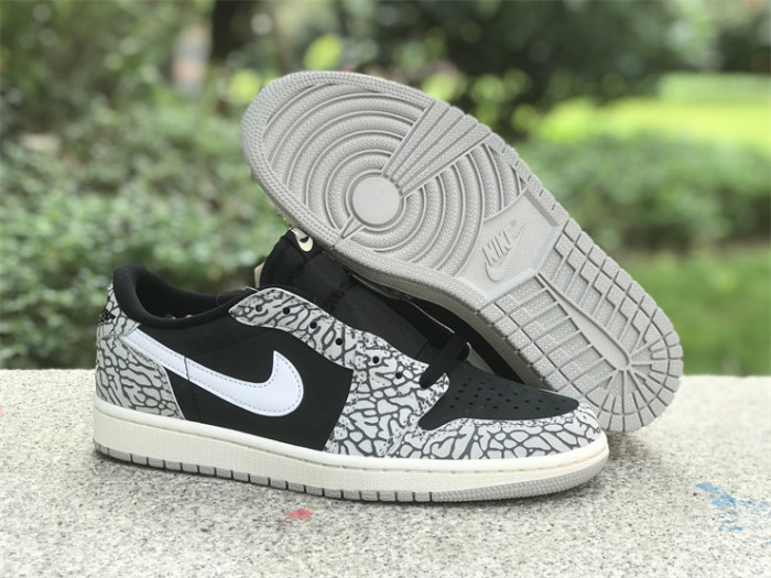 Air Jordan 1 Retro Low OG 'Black Cement'