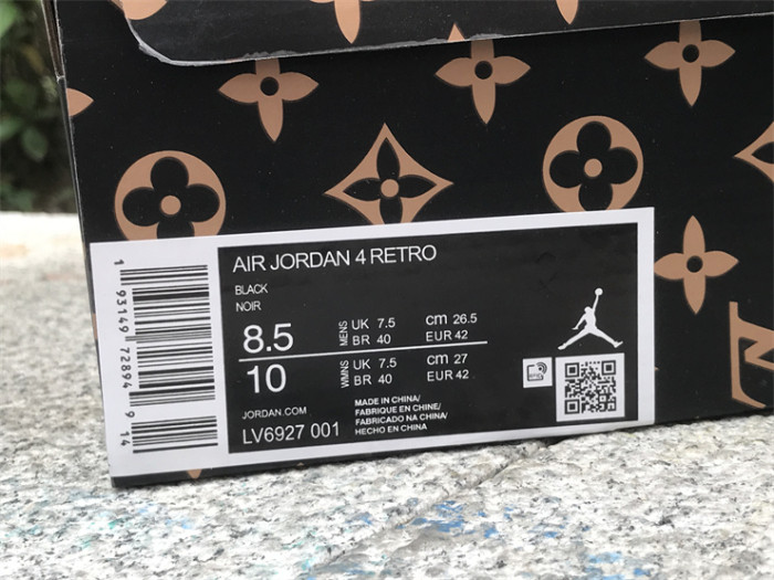 Air Jordan 4 Shoes Black