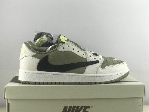 Jordan 1 Retro Low Golf Travis Scott Neutral Olive