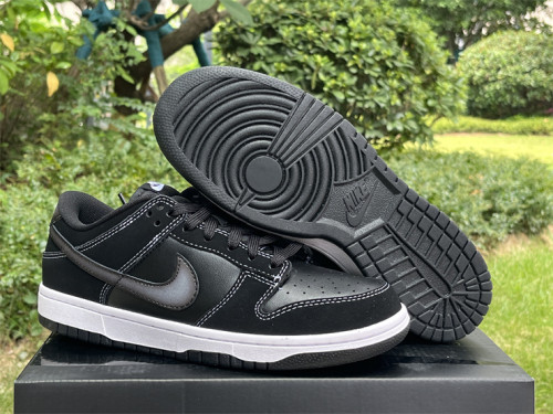 Nike Dunk Low Airbrush Swoosh Black