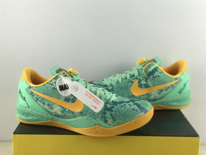 Nike Kobe 8 System Green Glow Laser Orange