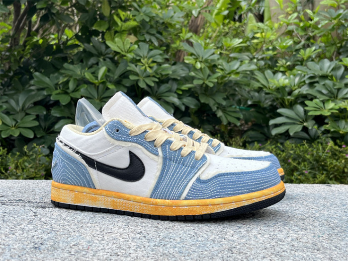 Jordan 1 Low SE WRMK Sashiko Denim