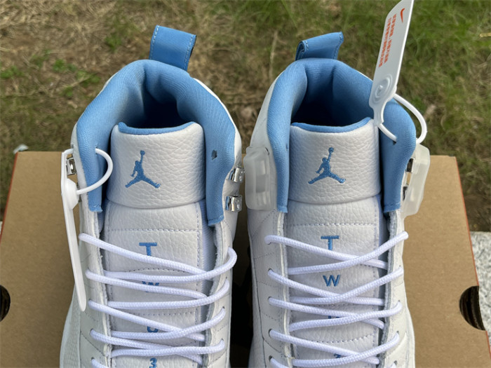 Jordan 12 Retro White University Blue