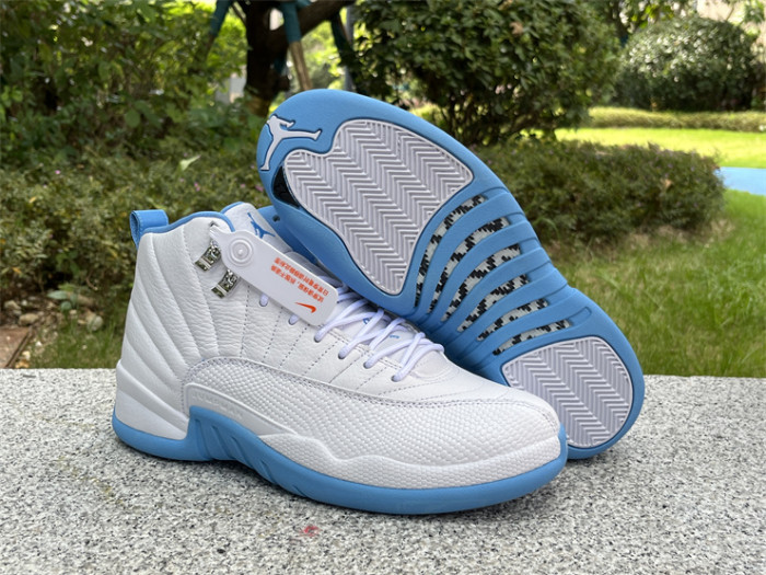 Jordan 12 Retro White University Blue