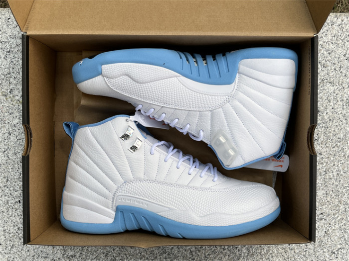 Jordan 12 Retro White University Blue