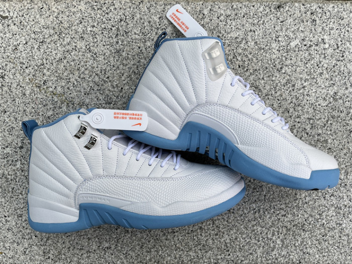 Jordan 12 Retro White University Blue