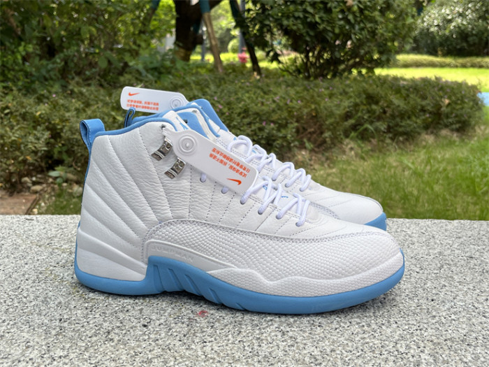 Jordan 12 Retro White University Blue