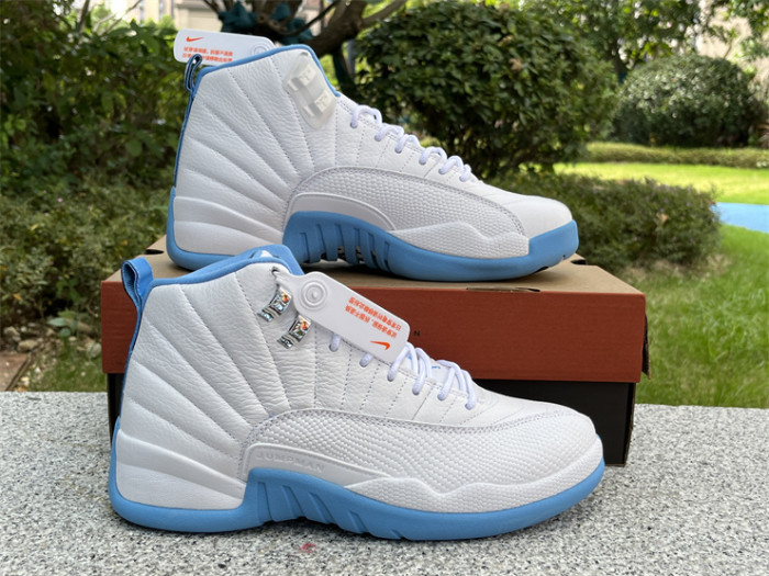 Jordan 12 Retro White University Blue