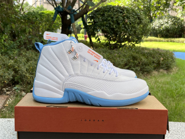 Jordan 12 Retro White University Blue