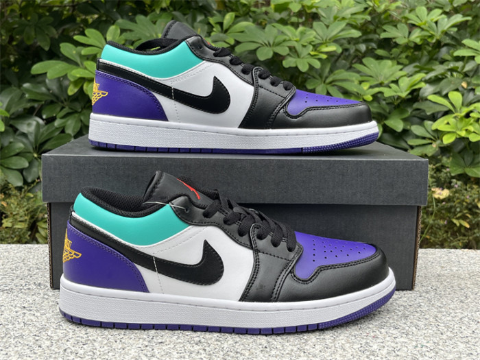 Air Jordan 1 Low Court Purple Tropical Twist