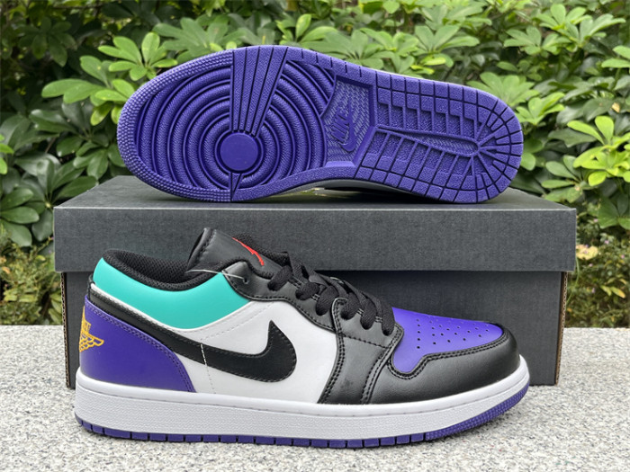 Air Jordan 1 Low Court Purple Tropical Twist