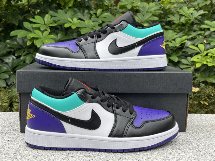 Air Jordan 1 Low Court Purple Tropical Twist