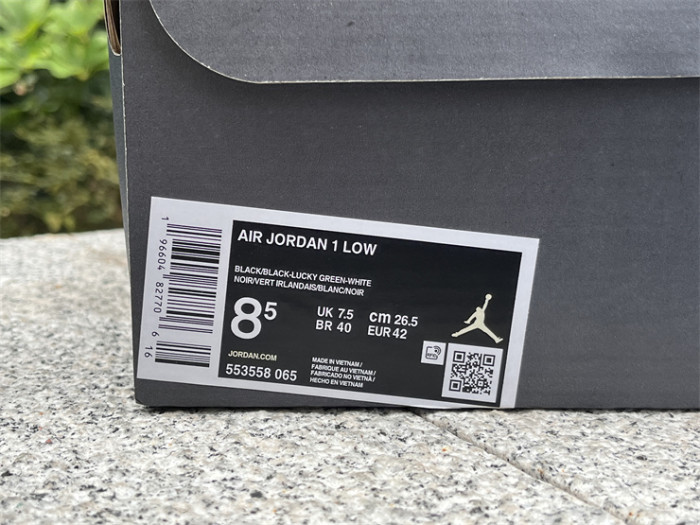 Jordan 1 Low Lucky Green