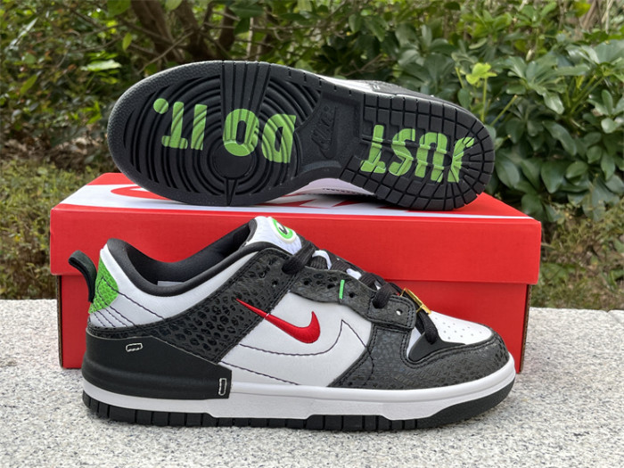 Dunk Low Disrupt 2 'Just Do It - Black Snakeskin'