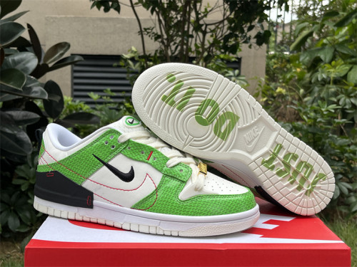 Nike Dunk Low Disrupt 2 Just Do It Snakeskin Green