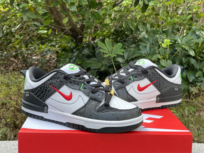 Dunk Low Disrupt 2 'Just Do It - Black Snakeskin'