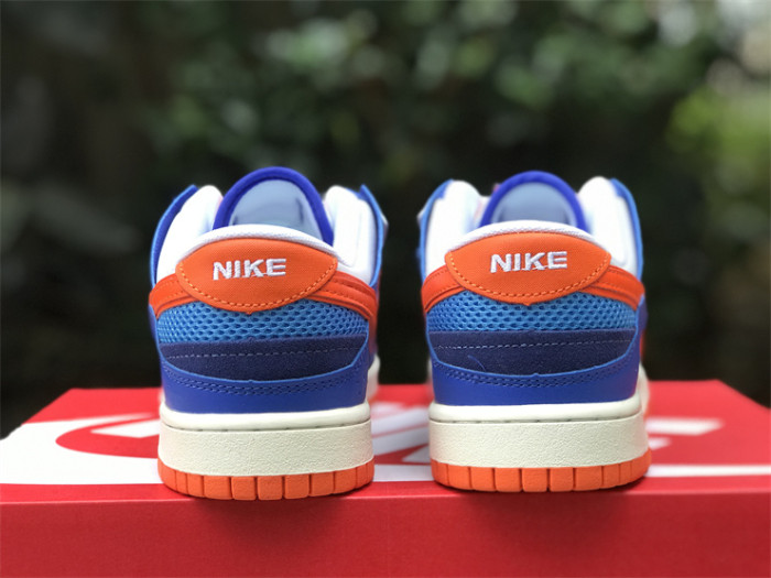 Authentic Nike Dunk Low Scrap Knicks