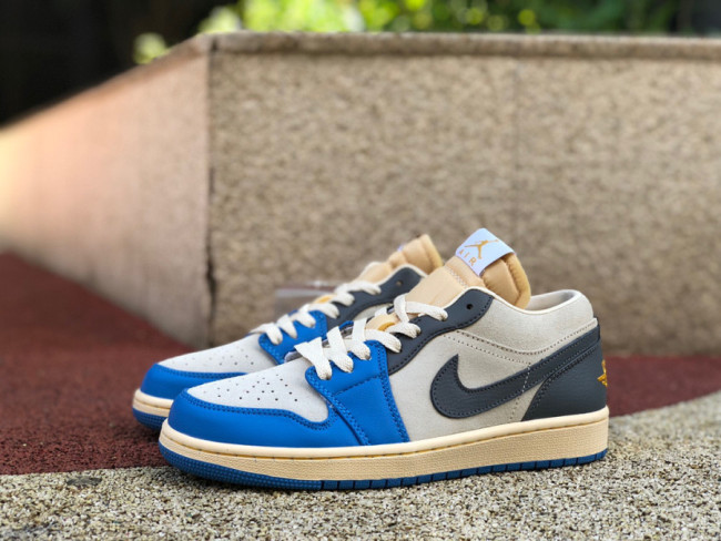 Authentic Air Jordan 1 Low “UNC Grey”