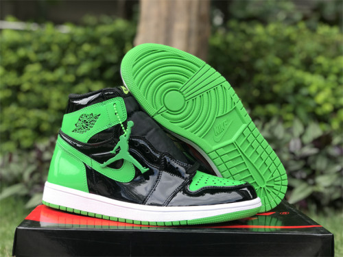 Authentic Air Jordan 1 High OG Green Patent