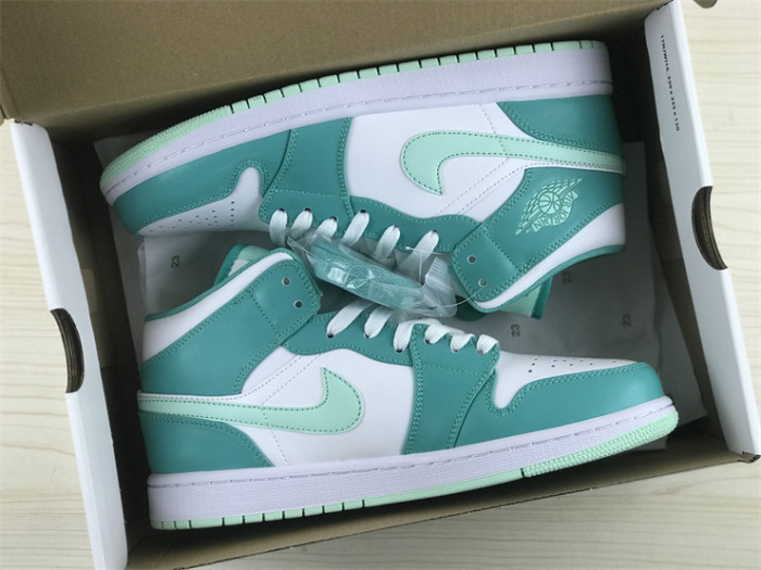 Authentic Air Jordan 1 Mid “Marine Green”