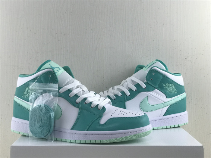 Authentic Air Jordan 1 Mid “Marine Green”