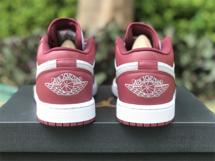 Authentic Air Jordan 1 Low Bordeaux