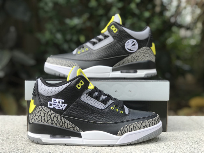 Authentic Air Jordan 3 Oregon Ducks Black (restock)