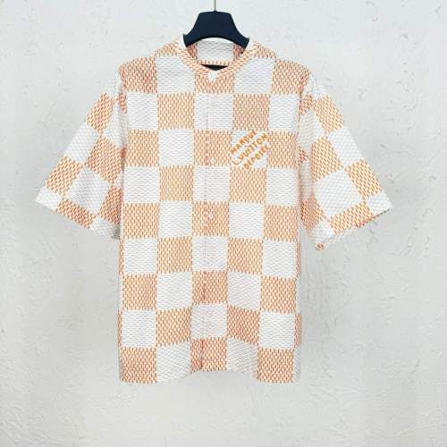 LV Shirt High End Quality-1030