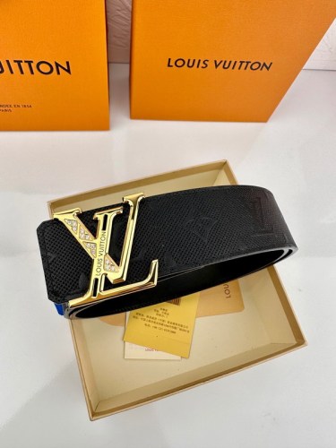 Super Perfect Quality LV Belts(100% Genuine Leather Steel Buckle)-4537