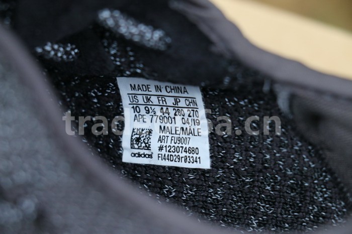 Authentic Yeezy Boost 350 V2 Static Black full-reflective