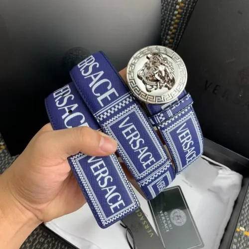 Super Perfect Quality Versace Belts(100% Genuine Leather,Steel Buckle)-156